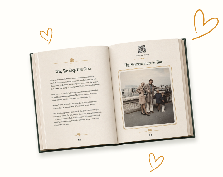 An open StoryKeeper book